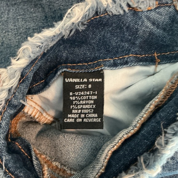 Vanilla Star Baggy Jean Women's‎ Size 28 / 8 Denim Wide Leg Medium Wash - Picture 6 of 6